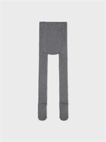 NAME IT 2-Pak Rib Strømpebukser Dark Grey Melange